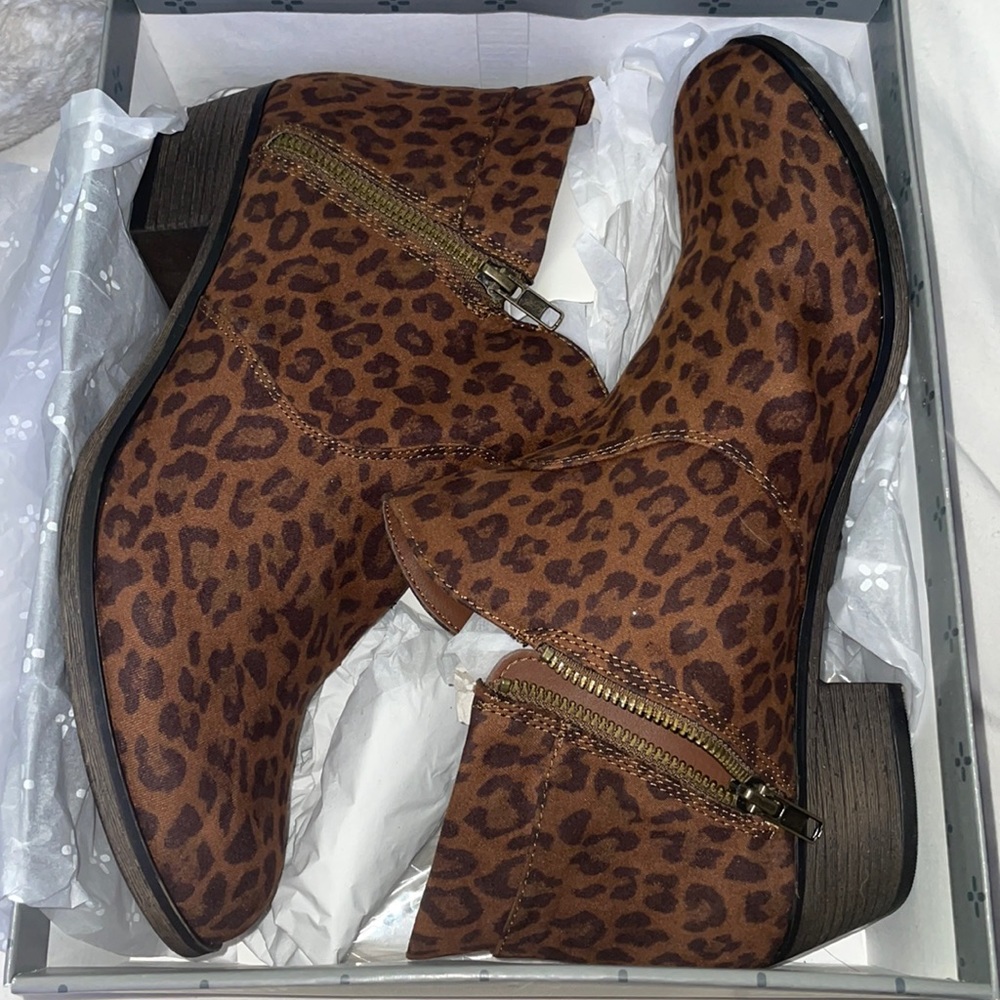 Leopard Booties